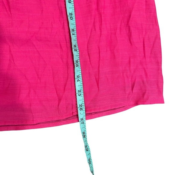 Figueroa & Flower pink embroidered ruffle sleeve blouse size XL peasant bohemian - Picture 10 of 10